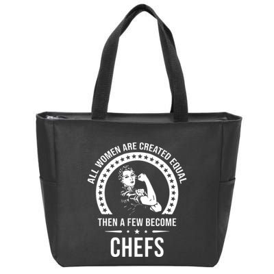 Chef For Women Chef Zip Tote Bag