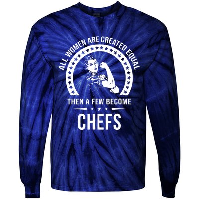 Chef For Women Chef Tie-Dye Long Sleeve Shirt