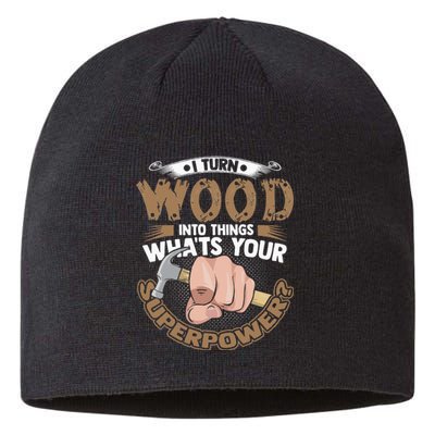 Carpenter Funny Woodworker Carpentry Cabinemaker Sustainable Beanie