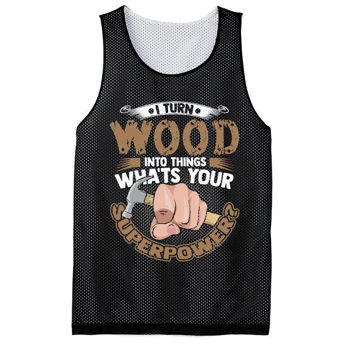 Carpenter Funny Woodworker Carpentry Cabinemaker Mesh Reversible Basketball Jersey Tank