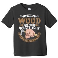 Carpenter Funny Woodworker Carpentry Cabinemaker Toddler T-Shirt