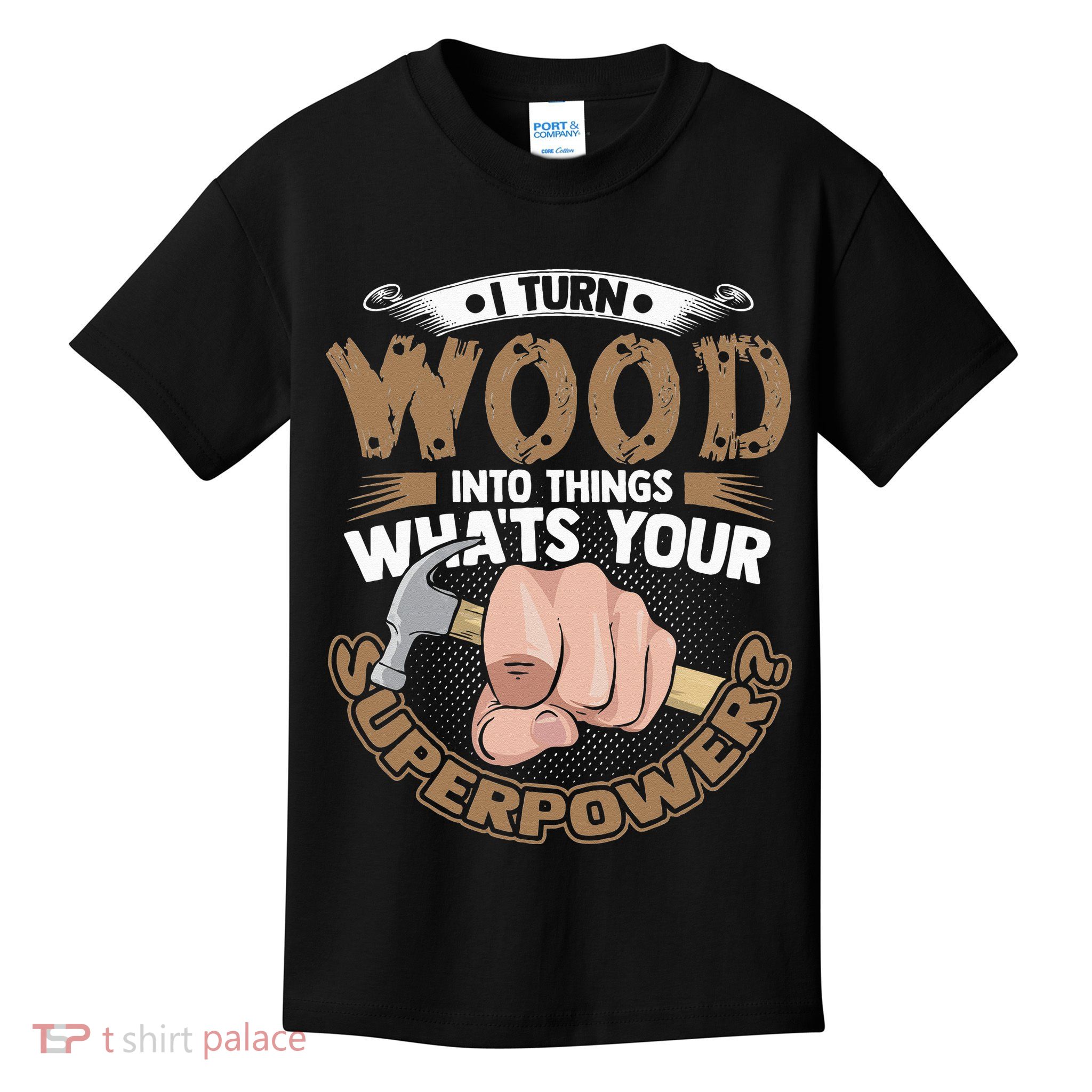 Carpenter Funny Woodworker Carpentry Cabinemaker Kids T-Shirt