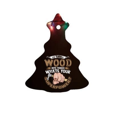 Carpenter Funny Woodworker Carpentry Cabinemaker Ceramic Tree Ornament