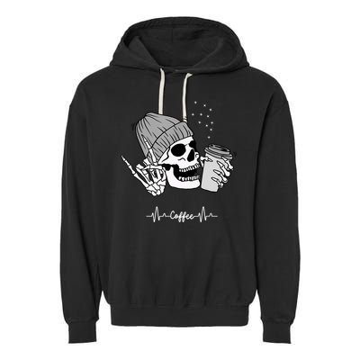 Coffee For Women Coffee Funny Cute Casual Garment-Dyed Fleece Hoodie