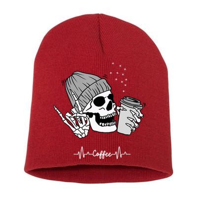 Coffee For Women Coffee Funny Cute Casual Short Acrylic Beanie