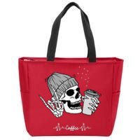 Coffee For Women Coffee Funny Cute Casual Zip Tote Bag