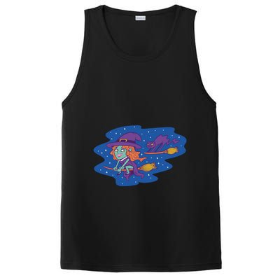 Cute Flying Witch PosiCharge Competitor Tank