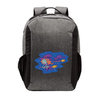 Cute Flying Witch Vector Backpack