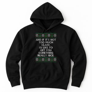 Christmas Family Winter Vacation Ugly Sweater Hoodie