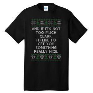 Christmas Family Winter Vacation Ugly Sweater Tall T-Shirt