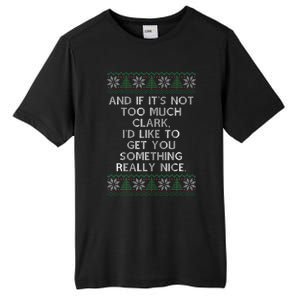 Christmas Family Winter Vacation Ugly Sweater Tall Fusion ChromaSoft Performance T-Shirt