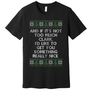 Christmas Family Winter Vacation Ugly Sweater Premium T-Shirt