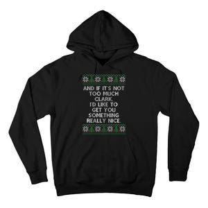 Christmas Family Winter Vacation Ugly Sweater Tall Hoodie