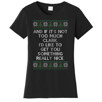 Christmas Family Winter Vacation Ugly Sweater Women's T-Shirt