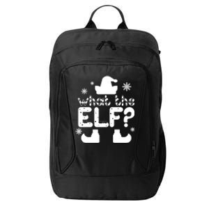 Christmas Funny What The Elf Gift City Backpack