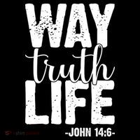 Christian Faith Way Truth Life Jesus Gift Tall T-Shirt