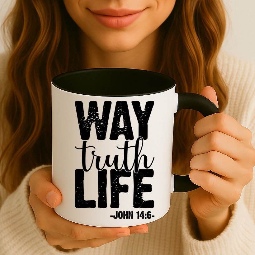 Christian Faith Way Truth Life Jesus Gift Mug