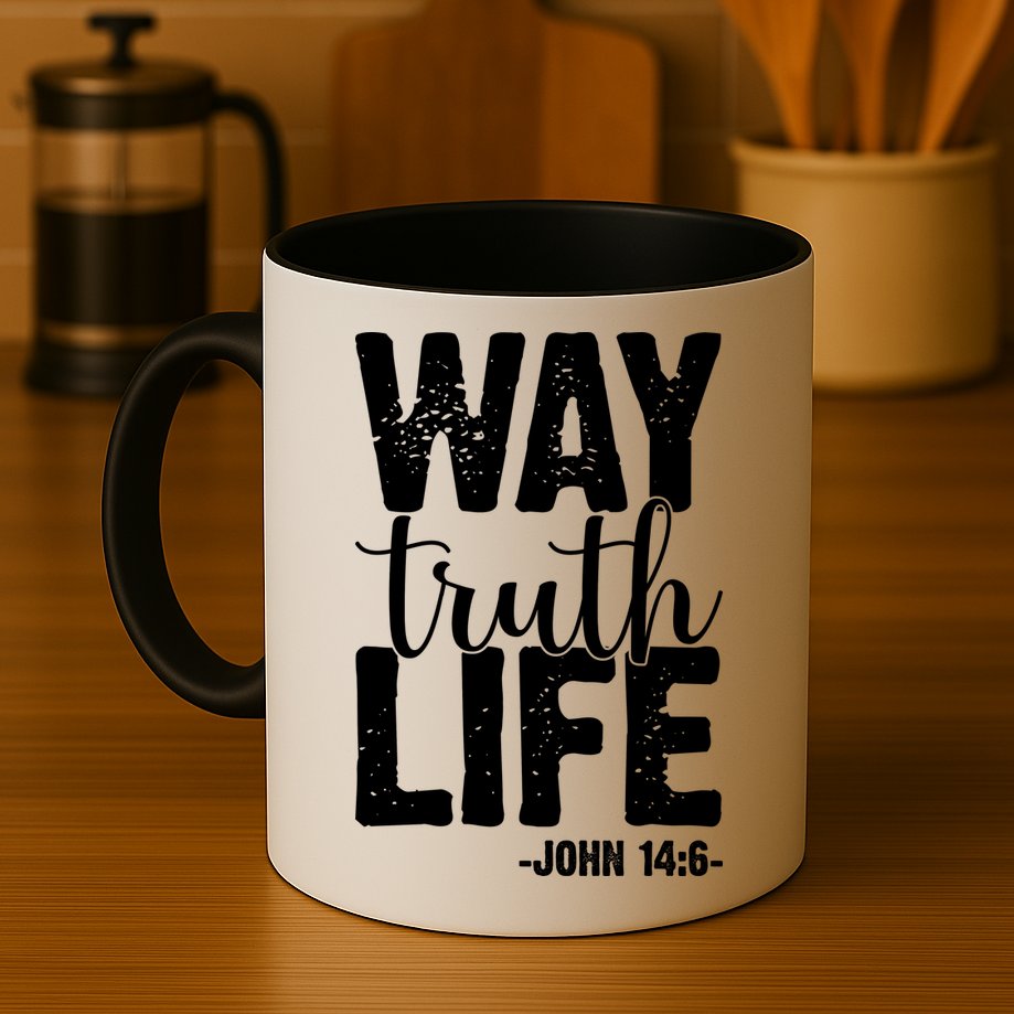 Christian Faith Way Truth Life Jesus Gift Mug