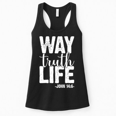 Christian Faith Way Truth Life Jesus Gift Womens Tank Top