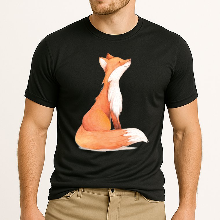 Cute Fox Watercolor | Funny Fox Lover Mammal Child Cooling Performance Crew T-Shirt