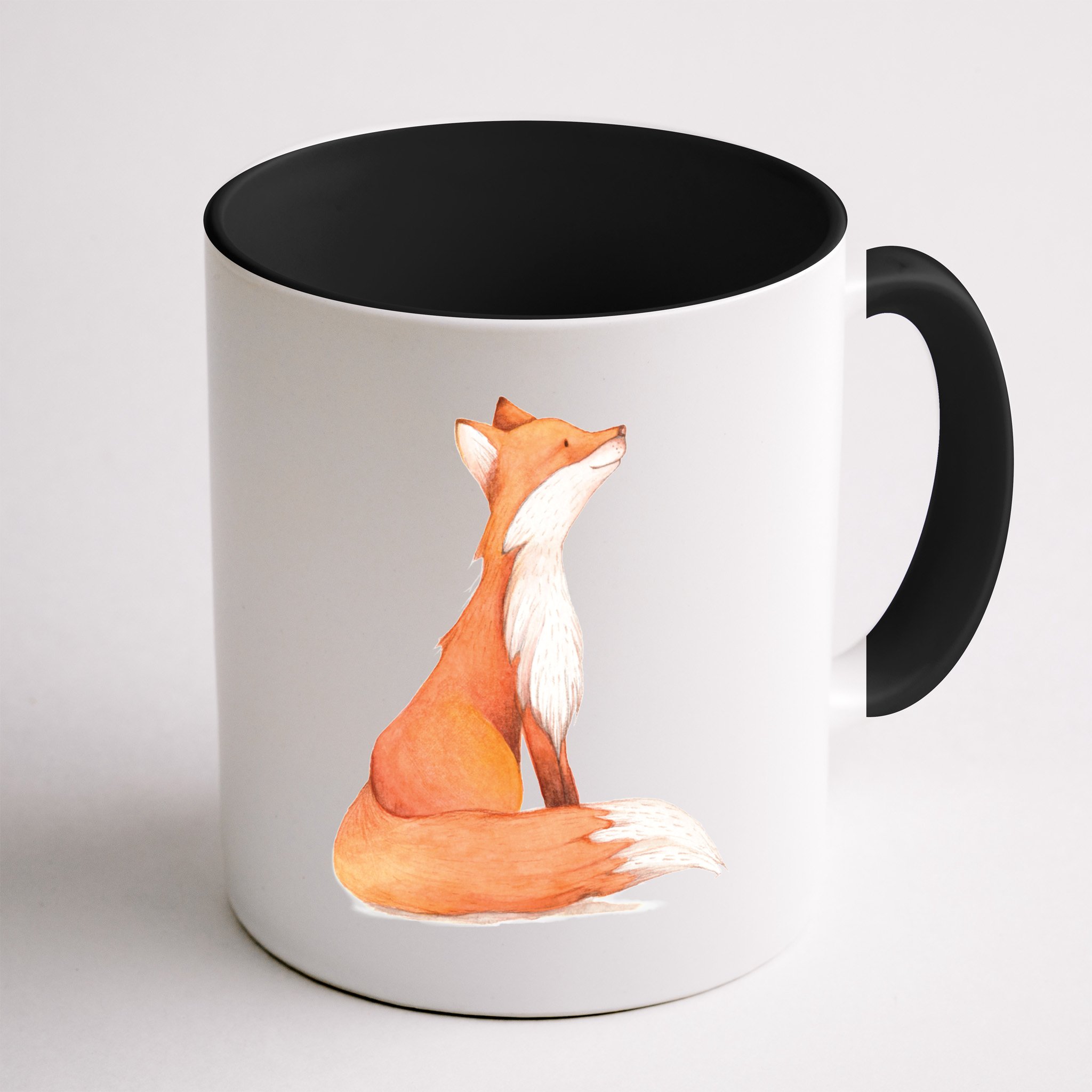 Cute Fox Watercolor | Funny Fox Lover Mammal Child Mug