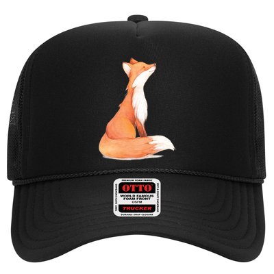 Cute Fox Watercolor | Funny Fox Lover Mammal Child Trucker Hat