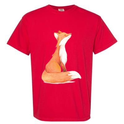 Cute Fox Watercolor | Funny Fox Lover Mammal Child Garment-Dyed Heavyweight T-Shirt
