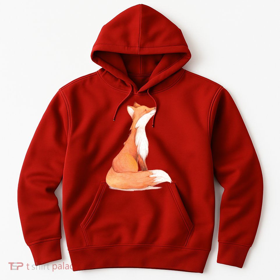 Cute Fox Watercolor | Funny Fox Lover Mammal Child Hoodie