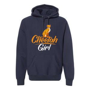 Cheetahs Funny Wild Cat Cheetah Premium Hoodie