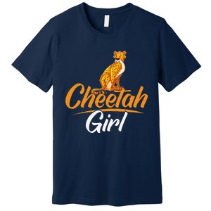 Cheetahs Funny Wild Cat Cheetah Premium T-Shirt