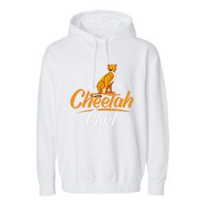 Cheetahs Funny Wild Cat Cheetah Garment-Dyed Fleece Hoodie