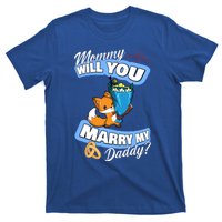 Cute Fox Wedding Offer Mommy Will You Marry My Daddy Gift T-Shirt