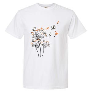 Cat For Women Girl Cute Dandelion Flower Garment-Dyed Heavyweight T-Shirt