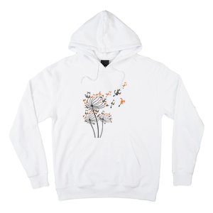 Cat For Women Girl Cute Dandelion Flower Hoodie