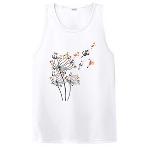 Cat For Women Girl Cute Dandelion Flower PosiCharge Competitor Tank