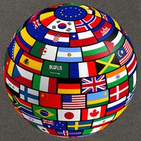 Countries Flags  World Maps  World Maps . Cotton Canvas Backpack