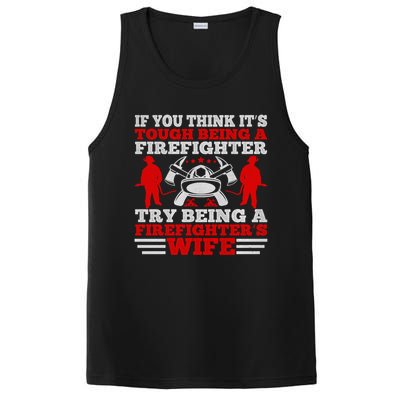 Cool Firefighters Wife Gift PosiCharge Competitor Tank