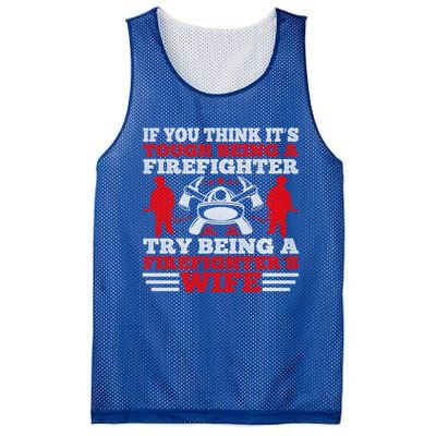 Cool Firefighters Wife Gift Mesh Reversible Basketball Jersey Tank