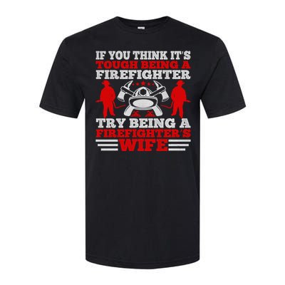 Cool Firefighters Wife Gift Softstyle CVC T-Shirt