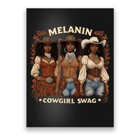 Cowgirl For Women African Melanin Cow Girl Outfit Poster
