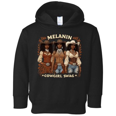 Cowgirl For Women African Melanin Cow Girl Outfit Toddler Hoodie