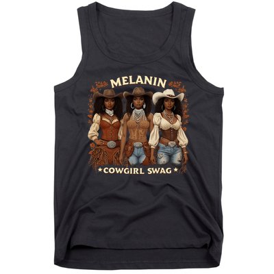 Cowgirl For Women African Melanin Cow Girl Outfit Tank Top