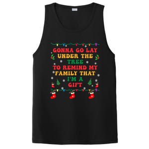 Christmas Family Xmas Pajamas Gonna Go Lay Under The Tree Gift PosiCharge Competitor Tank