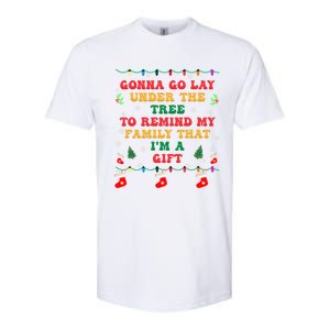 Christmas Family Xmas Pajamas Gonna Go Lay Under The Tree Gift Softstyle CVC T-Shirt