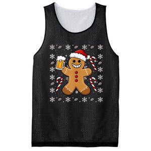 Christmas Family Xmas Ugly Christmas Outfit Merry Beer Drink Tank Top Mesh Reversible Basketball Jersey Tank