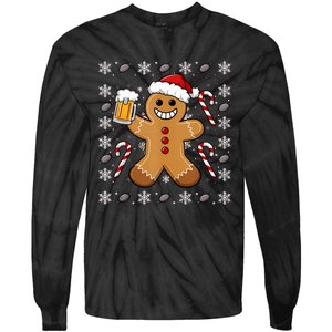 Christmas Family Xmas Ugly Christmas Outfit Merry Beer Drink Tank Top Tie-Dye Long Sleeve Shirt