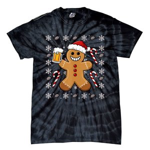 Christmas Family Xmas Ugly Christmas Outfit Merry Beer Drink Tank Top Tie-Dye T-Shirt