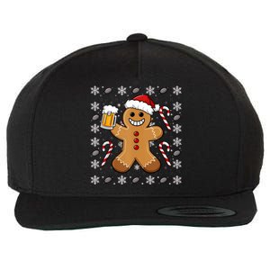 Christmas Family Xmas Ugly Christmas Outfit Merry Beer Drink Tank Top Wool Snapback Cap