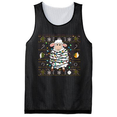 Christmas Family Xmas Ugly Christmas Outfit Merry Tank Top Mesh Reversible Basketball Jersey Tank