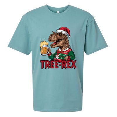 Christmas Family Xmas Ugly Outfit Merry Beer Dinosaur Trex Tank Top Sueded Cloud Jersey T-Shirt